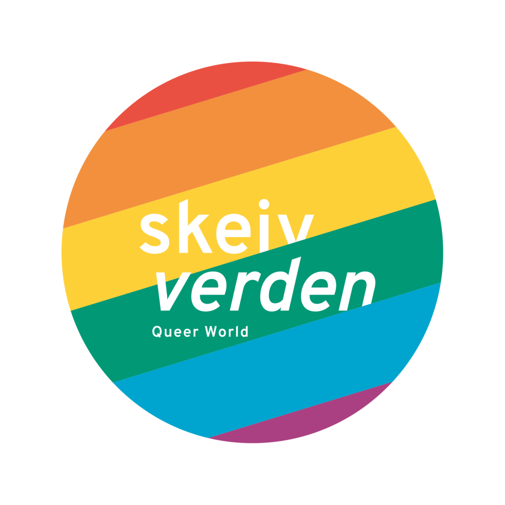 logo skeiv verden farge